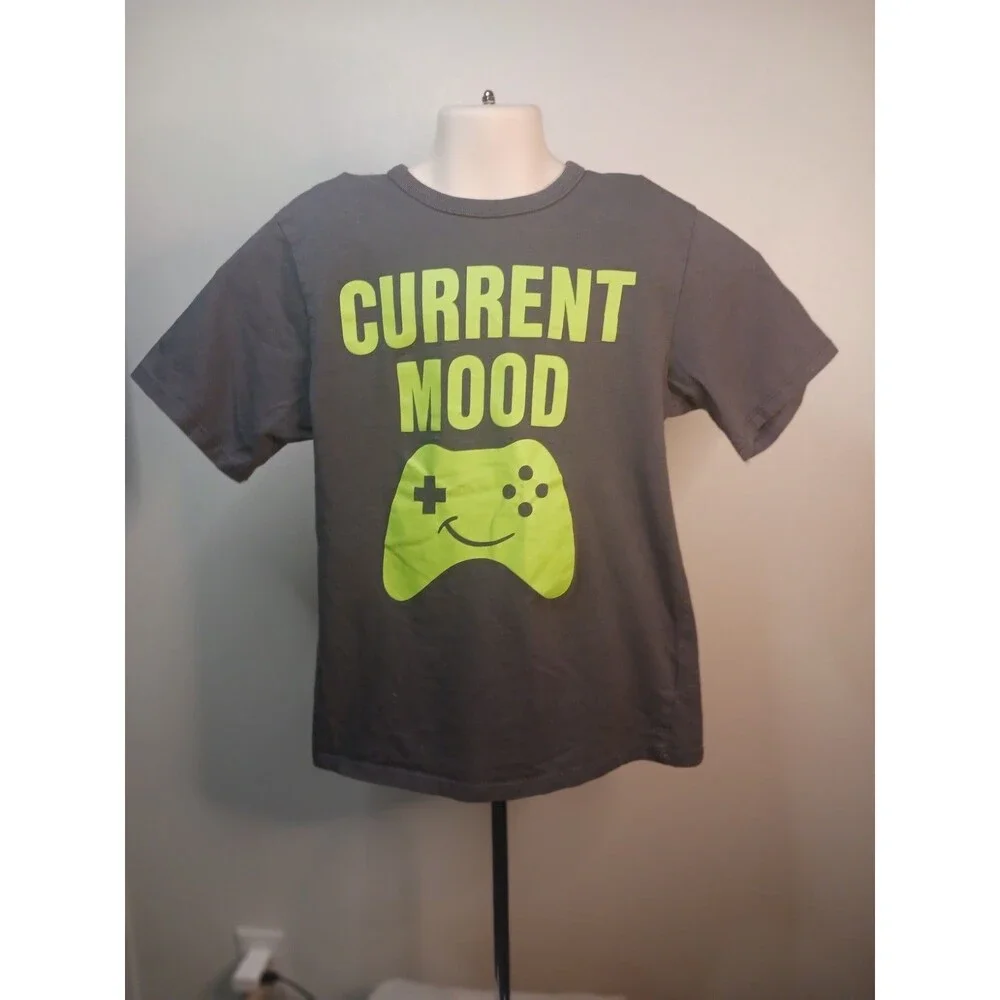 Children’s Place Boys Tshirt Current Mood Preowned M (7-8)